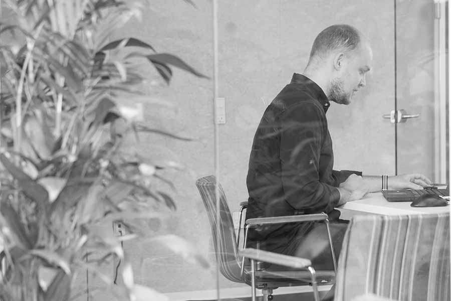 Work in Conference Room - Alpha Solutions