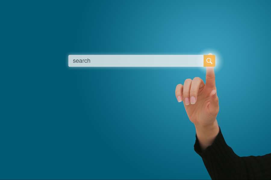 Search bar med touch