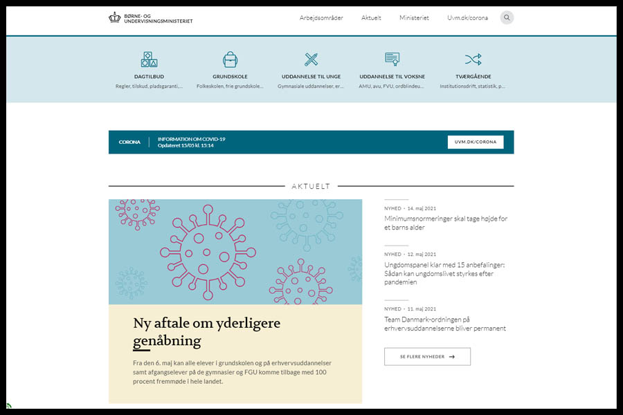 BUVM website screenshot