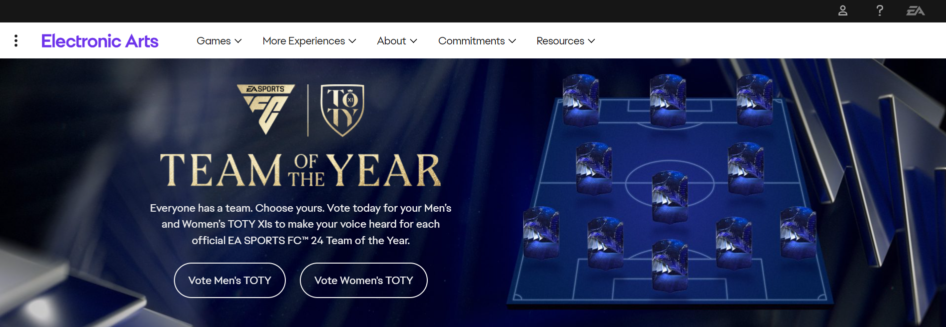 Electronic Arts - website