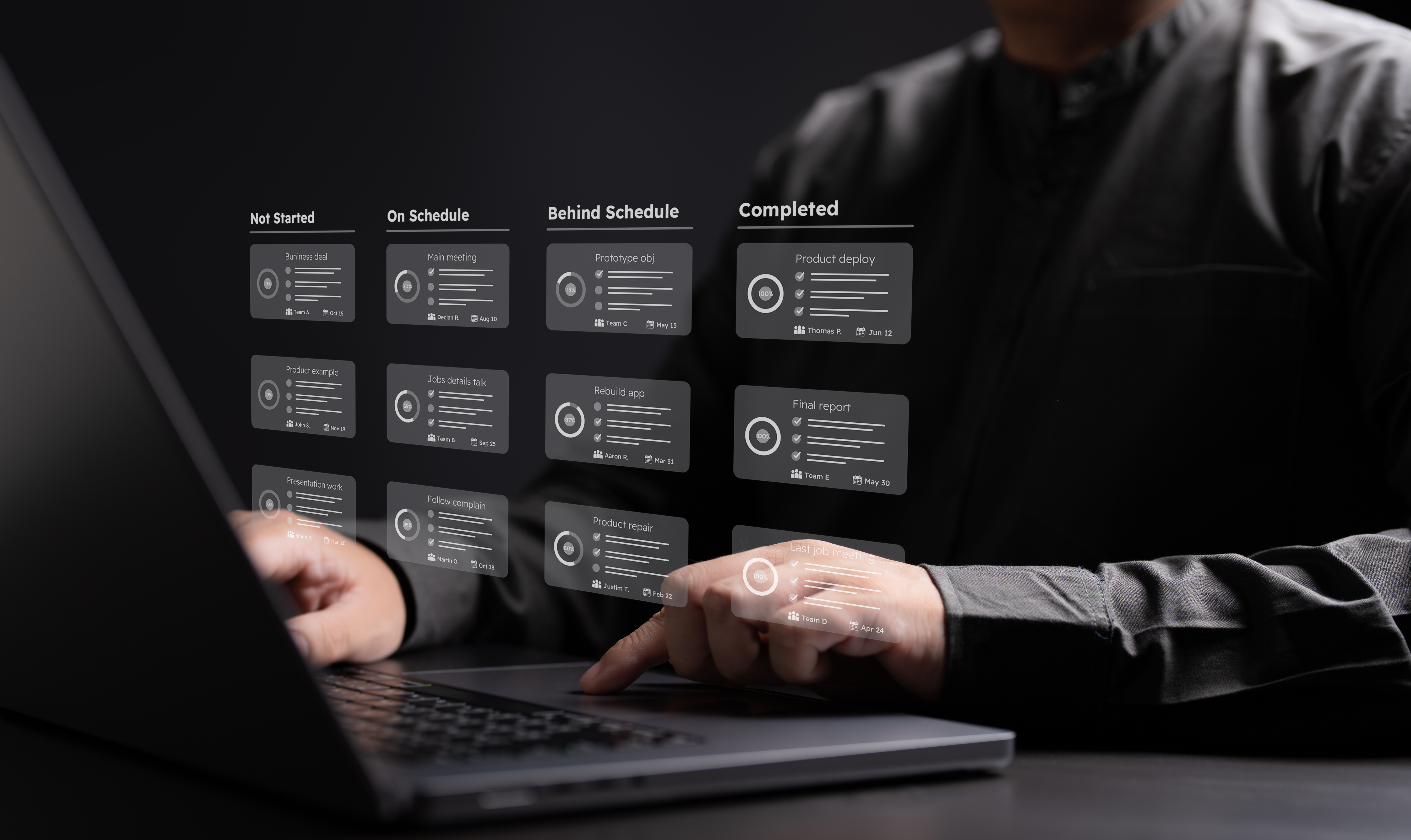 Planner and task handle application