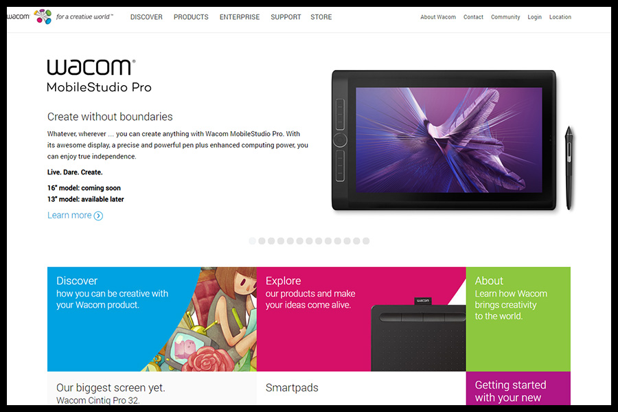 Wacom nettbutikk