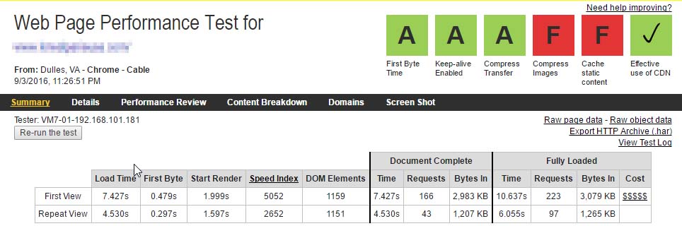 Web page test - Alpha Solutions