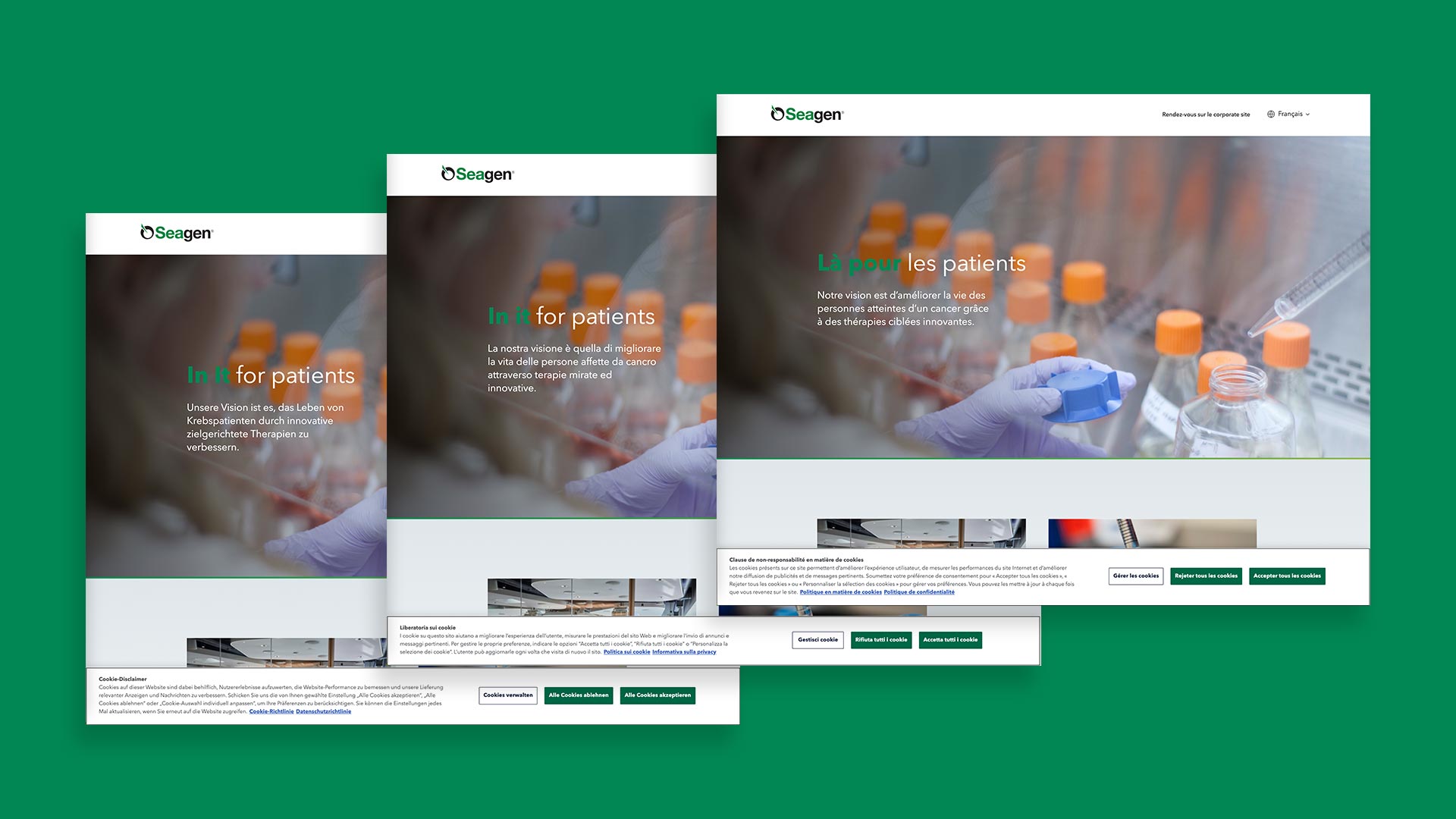 Case Study - Seagen website