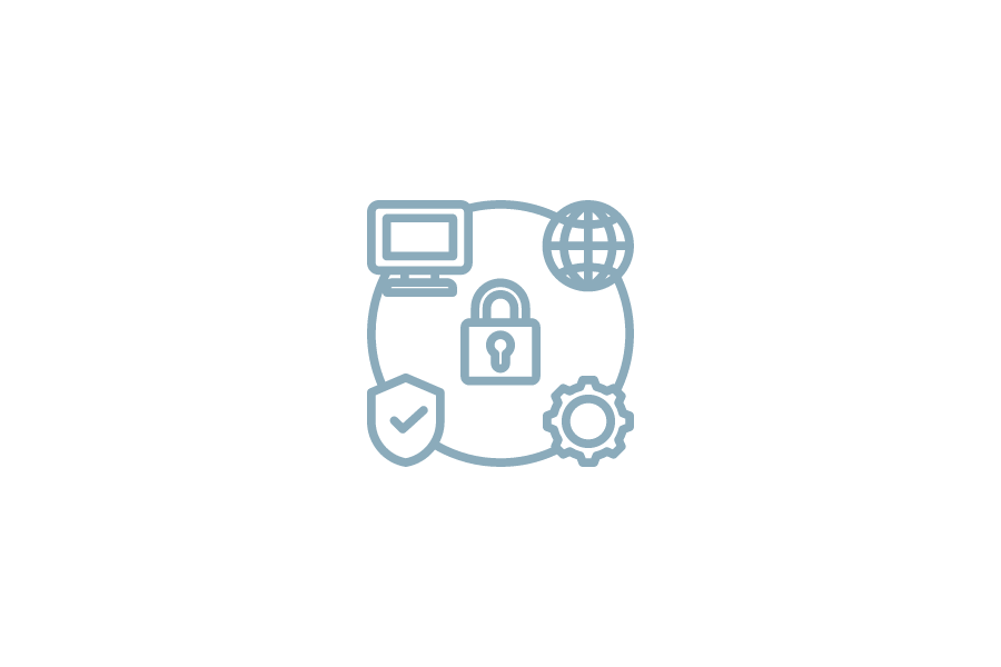 Icon symbolizing online security