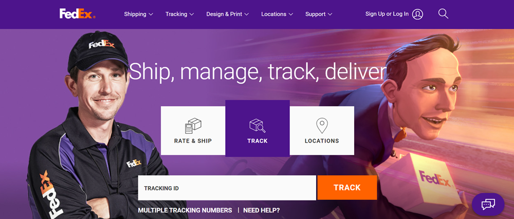 FedEx - website