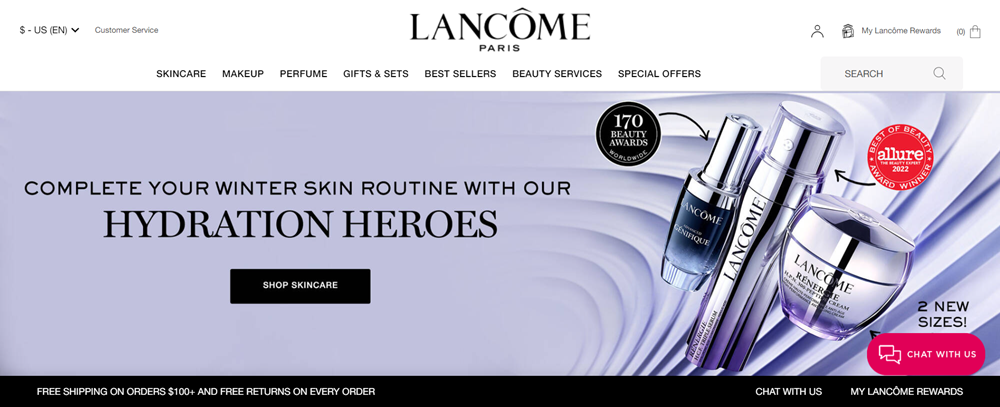 Lancome - website