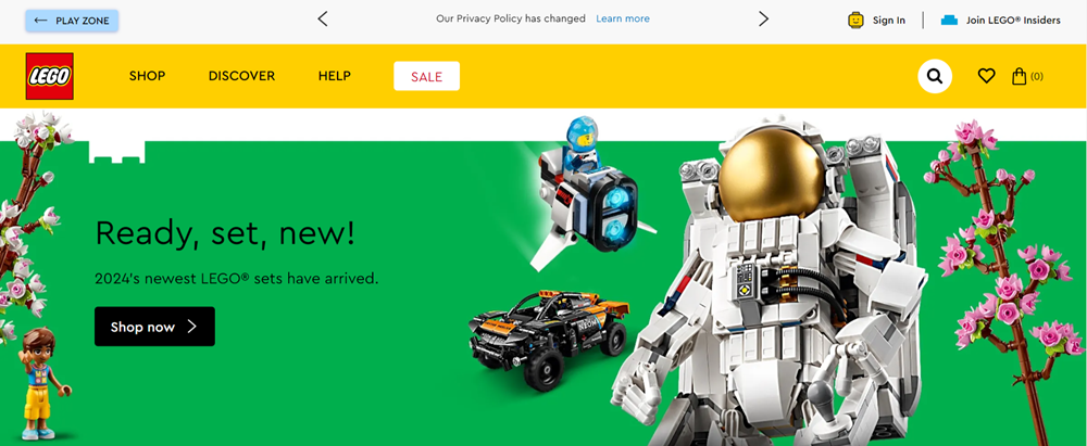 Lego - website