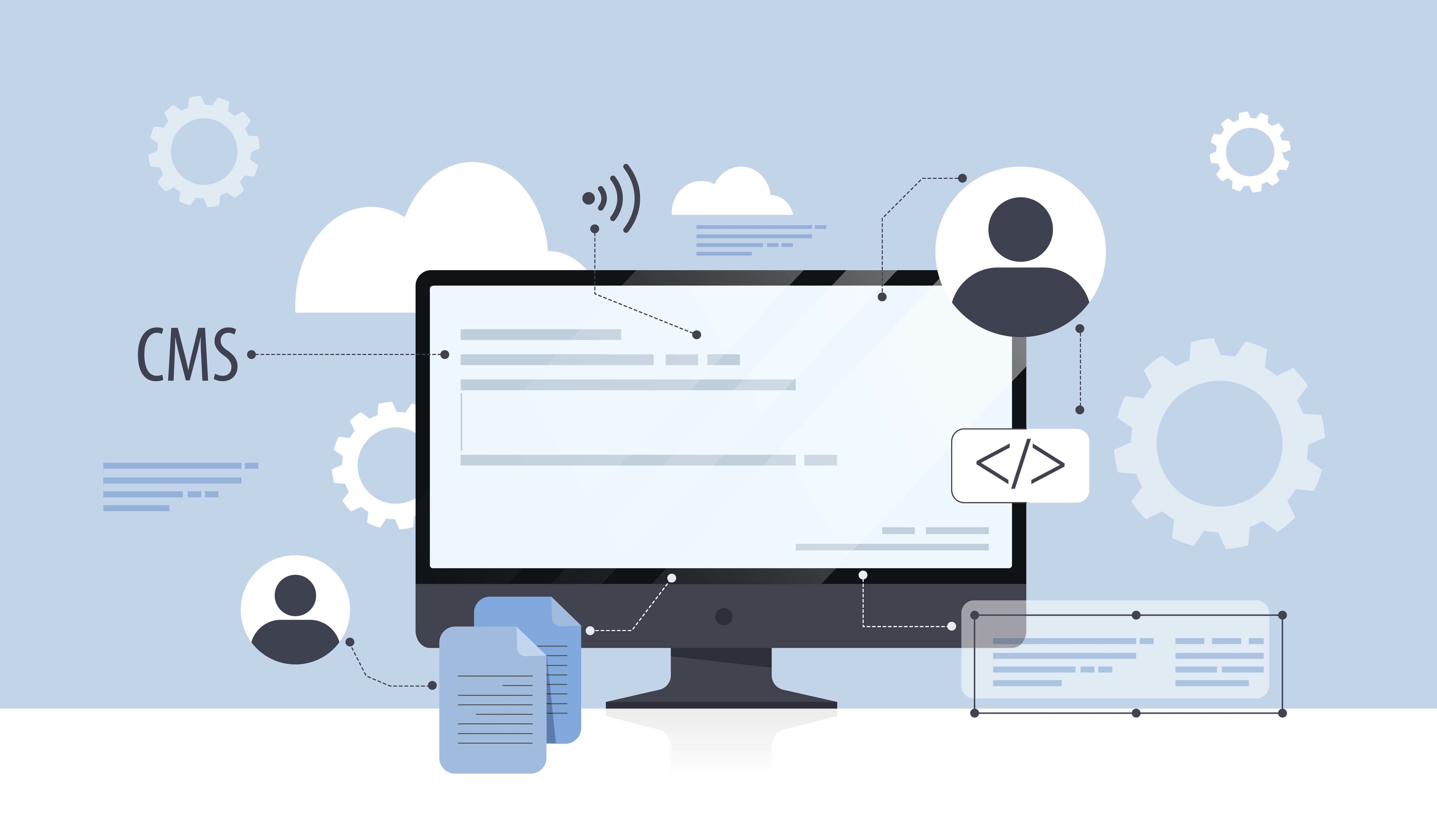 CMS application interface