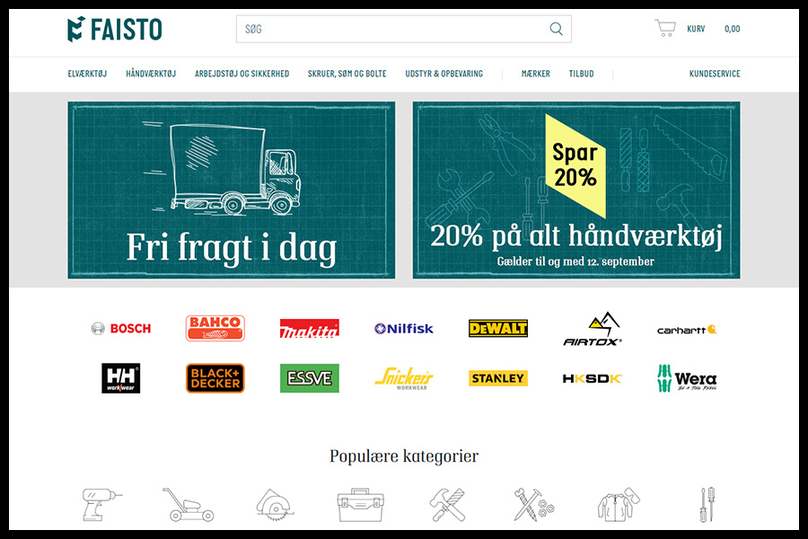 Faisto Website Screenshot
