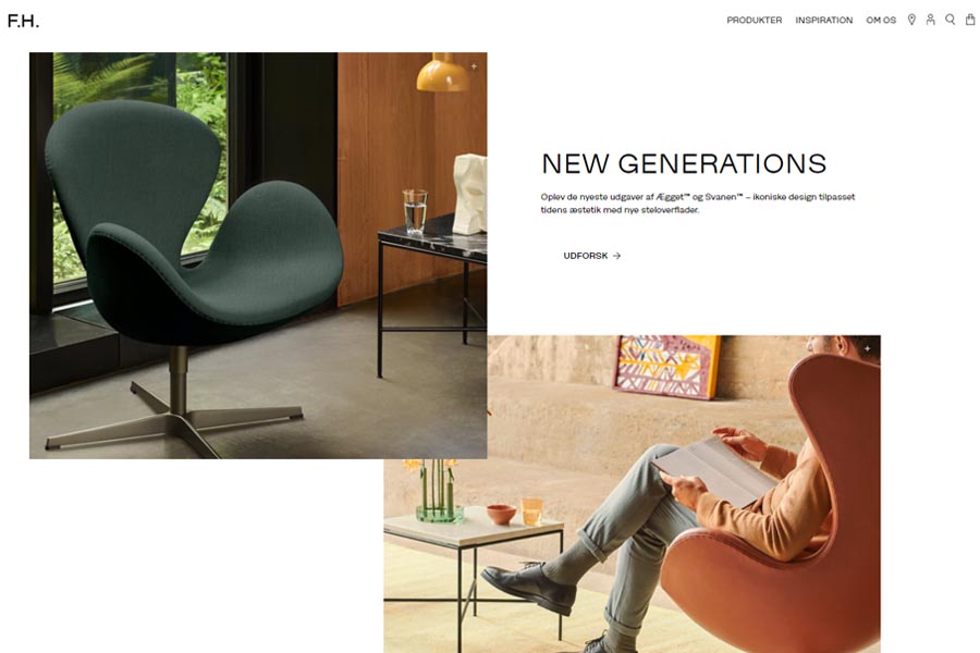Fritzhansen.com content universe