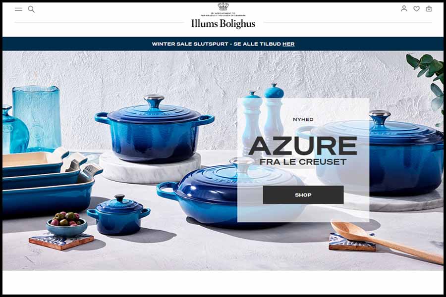 Illums Bolighus webshop